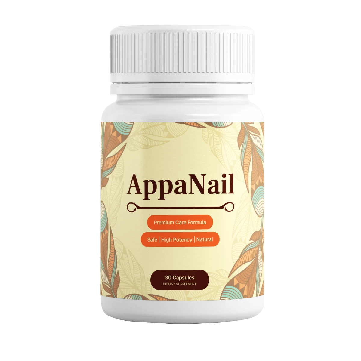 AppaNail Supplement Bottle front view