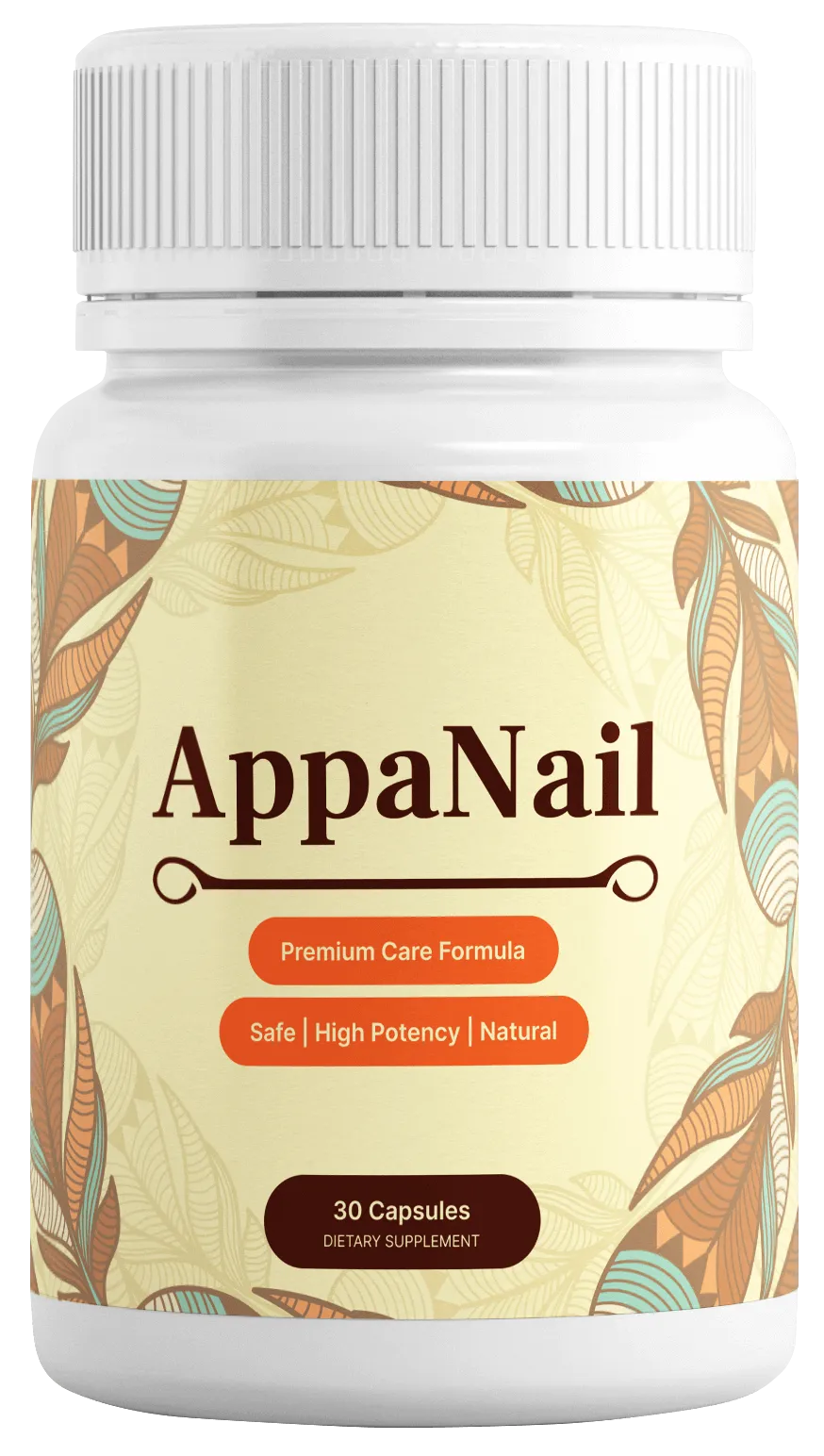 AppaNail Supplement Bottle front view